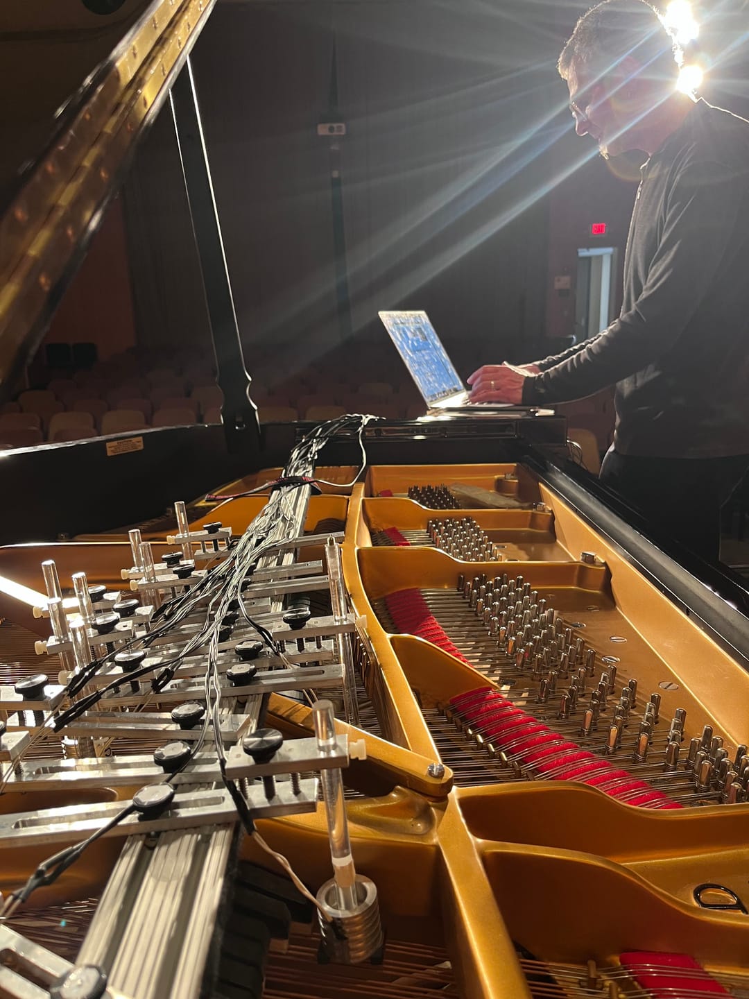 Electromagnets and Ghost Pianos